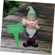 Load image into Gallery viewer, Happyyami 1set Gnome Statue Decoration Garden Gnome Figurine Hat Outdoor Lawn Ornament for Christmas Daily Decor for Tiered Tray Tabletop Patio Garden
