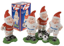 Load image into Gallery viewer, Toyland® Pack Of 4-6&quot; England Garden Gnomes - Euros &amp; World Cup - Garden Accessories - Novelty Garden Gnomes.

