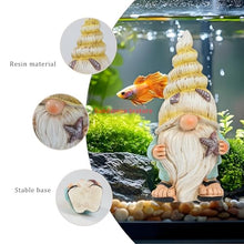 Load image into Gallery viewer, LIYAOLI Fish Aquarium Decor Ornaments Resin Garden Gnomes Statues Fish Tank Decorations Small Accessories Funny Home Ocean Decor Fish Toy for Betta Cichlid Goldfish Shrimps Hermit Crabs Turtle
