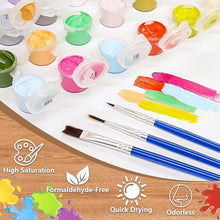 Load image into Gallery viewer, WJWWANG Paint by Numbers for Adults 16x20inch DIY Paint by Numbers Kits Christmas Tree and Gnomes for Beginner on Canvas Oil Painting with Paintbrushes for Home Decoration
