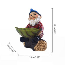 Load image into Gallery viewer, Gnome Birdfeeder Statue Garden Lawn Porch Outdoor Balcony Household Decoration Garden Gnome Statues Outdoor
