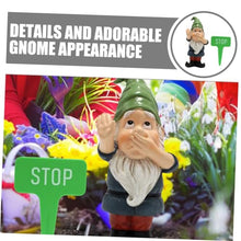 Load image into Gallery viewer, Happyyami Miniature Gnome Figurine Adorable Resin Dwarf Statues for Garden Decor for Home Patio Holiday Festival Decoration Cheerful Outdoor Ornaments
