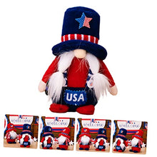 Load image into Gallery viewer, Cabilock Independence Day Gnome Doll for Home Decor Festival Accessory for Celebrations Cute Adornment for Parties Cozy Atmosphere Creation for Desktops and Porches
