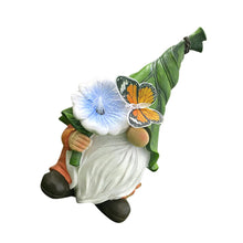Load image into Gallery viewer, Toyvian Garden Gnome Sculpture with Solar Light Durable Resin Patio Decor for Outdoor Spaces Weather Resistant Lawn Ornament Present for Christmas Birthdays and Housewarming
