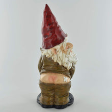 Load image into Gallery viewer, Gnome- Having a Widdle Fantasy Figure Home Decor Garden Ornament Joke Present Novelty Gift Comical H18.5cm
