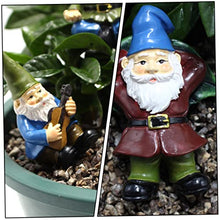 Load image into Gallery viewer, Cabilock 6pcs Unique Resin Gnome Statue Ornament Garden Decor for Gnomes Garden Ornaments Fun Outdoor Flower Pots
