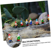 Load image into Gallery viewer, Happyyami 1set Miniature Resin Gnomes Garden Decor Statues for Outdoor and Indoor Use for Flowerbeds Walkways and Family
