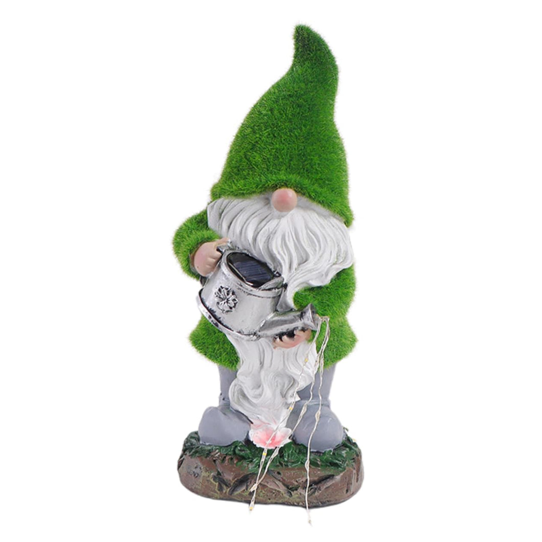 ULTECHNOVO Garden Gnome Solar Lamp Outdoor Lawn Gnome Decoration for Garden Backyard Patio Energy Saving Solar Powered Lighted Statue for Courtyard Lawn Decor