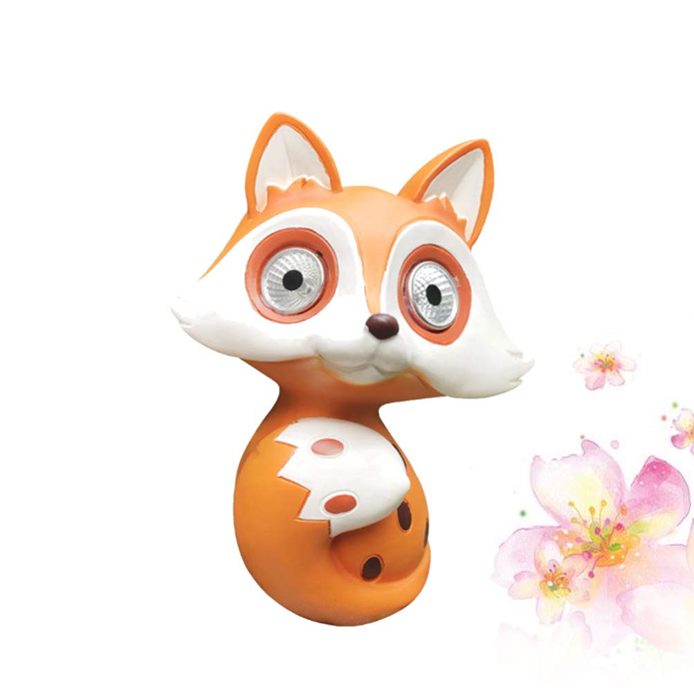Cabilock 1pc Fox Solar Light outdoor decor outdoor solar lights garden fox lamp Solar Lights Outdoor Decorative Light Solar Lamp animal landscape lights statuette decorations ornaments