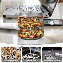 Load image into Gallery viewer, Fall Gnomes Wooden Smoking Cup Ashtray, Ashtrays for Cigarettes with Lid, Home Ashtray
