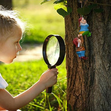 Load image into Gallery viewer, Tixqeaif Naughty Climbing Rope Fairy Garden Gnomes Statue, Resin Garden Gnome Tree Hugger Outdoor Decor Accessories For Lawn Balcony
