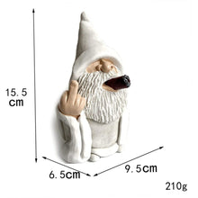 Load image into Gallery viewer, Garden Gnome Gnome Decor Garden Ornaments Outdoor Funny Gnome Waterproof Garden Figurine for Lawn Yard Porch Patio White
