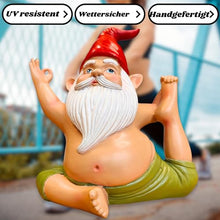 Load image into Gallery viewer, synxzen Funny Yoga Garden Gnome - 17 cm Garden Gnome Decoration, Meditation Gnome Figure for Indoor and Outdoor Use, Unique Gift for Women, Men, Garden Lovers &amp; Yoga Enthusiasts

