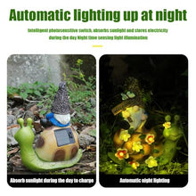 Load image into Gallery viewer, Solar Gnome Garden Statues, Solar-Powered Gnome Garden Lights, Whimsical Gnome Solar Statues, Outdoor Solar Gnome Figurines, LED Solar Gnome Garden Decorations, Solar Garden Gnome Lights, Decorative S
