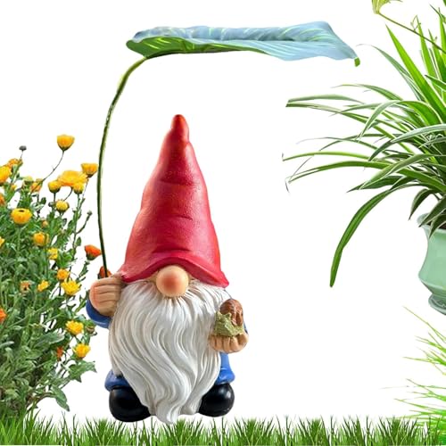 Garden Gnome,Funny Garden Gnomes Outdoor | 6.5inch Resin Naughty Ornaments for Porch Christmas Front Halloween Pool Pond Flowerbed Patio Beach Indoor Landscaping