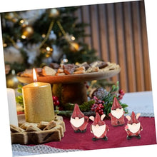 Load image into Gallery viewer, Toyvian 4pcs Outdoor Gnome Decor Resin Gnome Statues for Christmas Garden Decoration Durable Splashproof Festive Ornaments for Holiday Ambiance
