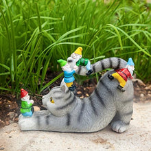 Load image into Gallery viewer, Cat Gnomes Garden Statues,Cat Sculpture Decorations Outdoor Lawn &amp; Yard Figurine,for Women Mother Kids,Cat Lover Gifts,Patio, Balcony, Yard, Lawn Ornament
