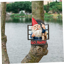 Load image into Gallery viewer, Happyyami 1 Pc Garden Gnomes Ornaments Outdoor Solar Garden Ornaments Resin Statue Decoration Lawn Decoration
