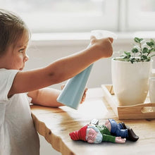 Load image into Gallery viewer, SXFENG Garden Gnome Statue - Naughty and Funny Outdoor Ornament, Indoor or Outdoor Decorations, Resin Statues (Green)
