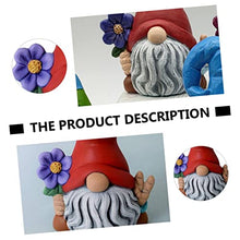 Load image into Gallery viewer, SUPVOX Garden Gnome Doll Figurine Decorative Home Ornament for Spaces Unique Boys and Girls and Friends Protective Sculpture against Evil and Misfortune
