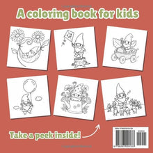 Load image into Gallery viewer, Kawaii Garden Gnomes: Tiny Friends in a Magical Backyard Coloring Book
