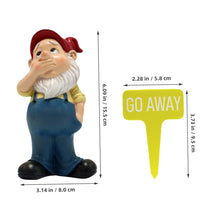 Load image into Gallery viewer, Toddmomy Garden Gnomes Outdoor Decorations 2 Pack Elf Ornaments Gnome Statue for Yard
