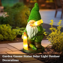 Load image into Gallery viewer, DUSVALLY Funny Garden Gnomes Statue,Outdoor Naughty Gnomes with Beer, Decorations Figurine Ornament for Yard
