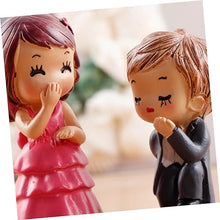 Load image into Gallery viewer, FONDOTIN 2 Pairs Miniature Couples Resin Pvc Crafts for Home Office Decor Couples Adornment
