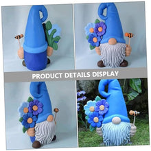 Load image into Gallery viewer, Ciieeo Garden Gnome Statue Resin Gnome Figurine for Outdoor Patio Lawn Decor Creative No-face Design for Garden Indoor Use Compact for Easy Installation and Movement
