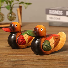 Load image into Gallery viewer, Mllkcao Ornaments for Livingroom Bedroom Wooden Mandarin Duck Home Furnishings Bedroom Bedside Table Cute Ornaments
