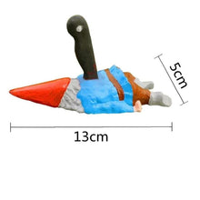 Load image into Gallery viewer, PiniceCore Zombie Dwarf Gnome Statue Attractive Non-fading Dwarf Zombie Sculpture Ornament Decoration for
