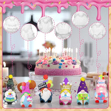 Load image into Gallery viewer, VioraWhite 6 Sets Happy Birthday Gnome Ceramics to Paint Ready to Paint Your Own Ceramic Gnome Statues DIY Unpainted Ceramics Paintable Birthday Gnome Figurines Kit Crafts with Brush Paint for Adults
