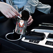 Load image into Gallery viewer, Christmas Gnomes with Sleighs and Snowflakes Smoking Cup Ashtray Smokeless Ash Tray Portable Smokeless Ashtray, Covered Ashtrays Cigarettes Car
