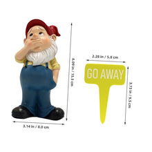 Load image into Gallery viewer, Mipcase Elf Ornaments Set Garden Gnomes Outdoor Decor 2pcs Small Gnome Statue for Yard for Home
