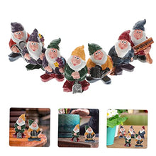 Load image into Gallery viewer, Cabilock Creative Resin Gnome Doll Set Unique Outdoor Garden Adornment Lifelike Dwarf Figurines for Home Patio and Lawn Decoration Resin Craftsmanship for Long-lasting Use
