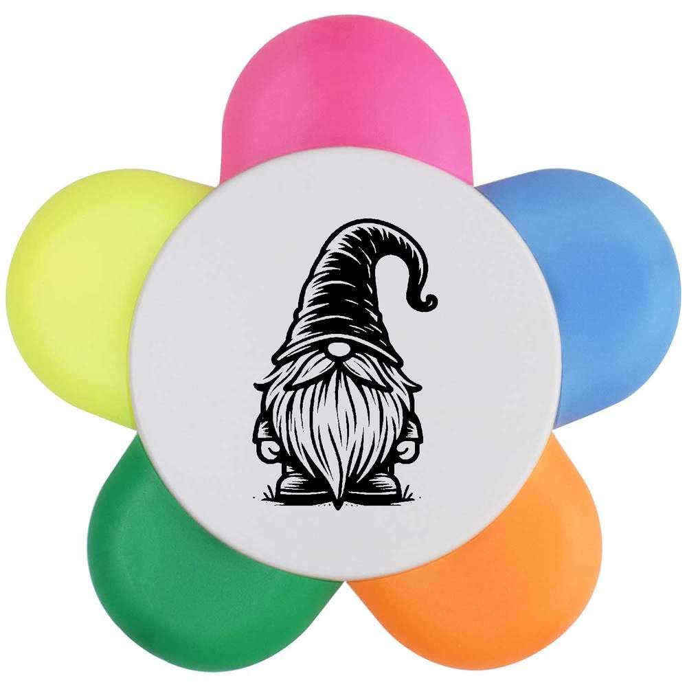 Azeeda 'Gonk Gnome' Flower Shape Highlighter Pen (HL00035778)