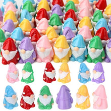 Load image into Gallery viewer, GGSTDDUP 60 Pcs Mini Gnomes, Mini Resin Gnomes Statues, Tiny Figures Miniature Gnome Figurines, Cute Garden Dwarf Fairy Gifts Statues Decor for Landscapes Outdoor Patio Yards Lawn
