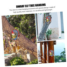 Load image into Gallery viewer, Cabilock 1pc Creative Gnome Statue Hanging Craft Adorable Drinking Dwarf Decor for Indoor and Outdoor Garden Lightweight Tree Ornament for Patio Lawn Decoration
