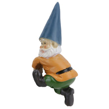 Load image into Gallery viewer, AB Tools Gnome Plant Pot Hanger Garden Home Yard Ornament Statue Vase Hugger Pair

