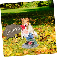 Load image into Gallery viewer, BESPORTBLE Gnome Yard Ornament Funny Elf Statue Gnome Garden for outside for Decor Window Cabinet Desk
