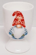 Load image into Gallery viewer, Lucky Gonks Egg Cups Set of 4 Bone China Gnome Like Figure Egg Servers Hand Decorated in UK
