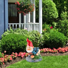 Load image into Gallery viewer, Ldafava Dwarf Resin Ornaments Cute Decorative Gnome Statue Durable Yard Decor for Home Garden Outdoor Resin Material 10x10.5x14cm
