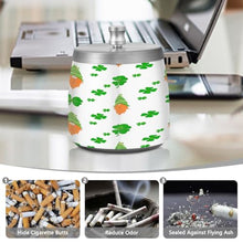 Load image into Gallery viewer, Cute Gnomes Green Shamrock Ash Tray Women, Stainless Steel Cigar Ashtray, Ash Trays Indoor

