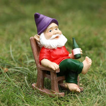 Load image into Gallery viewer, BESPORTBLE Garden Gnome Statue Lightweight Dwarf Ornaments Gnome Garden Ornaments
