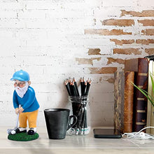Load image into Gallery viewer, Golf Gnomes Statues | Golf Playing Fairy Garden Dwarfs Figure,Resin Gnome Figurine Garden Gnome Statues Outside Decor for Patio Yard Lawn Porch Decoration
