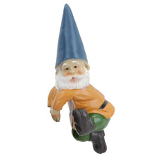 Load image into Gallery viewer, AB Tools Gnome Plant Pot Hanger Garden Home Yard Ornament Statue Vase Hugger Pair
