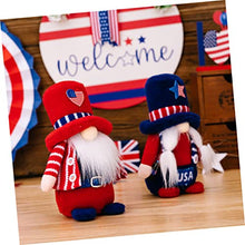 Load image into Gallery viewer, Cabilock Independence Day Gnome Doll for Home Decor Festival Accessory for Celebrations Cute Adornment for Parties Cozy Atmosphere Creation for Desktops and Porches
