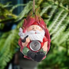 Load image into Gallery viewer, FLJZCZM Solar Hanging Garden Gnome Decor – Lemon, Dragonfruit &amp; Flower（3 Style） Resin Outdoor Gnomes for Yard &amp; Outsides (Daylight Charging/Night Glow)
