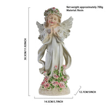 Load image into Gallery viewer, Garden Decor Angel Statue Outdoor Solar Garden Lights Waterproof Solar Lights Fairy Figurine Resin Fairy Figures for Yard Lawn Decor Style1
