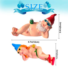 Load image into Gallery viewer, YUSWBCO Garden Gnomes, Gag Gifts, Funny Gifts for Men Women, Garden Gnomes Outdoor Funny, Yard Decorations Outdoor (Lying Gnome)
